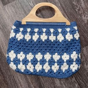 Handmade crochet bag.